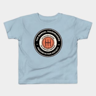 Manual Transmission Retro Style Kids T-Shirt